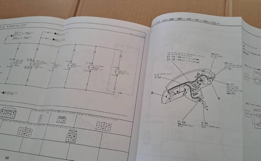 ユーノスロードスターE-NA6CE電気配線図 EunosRoadster配線図